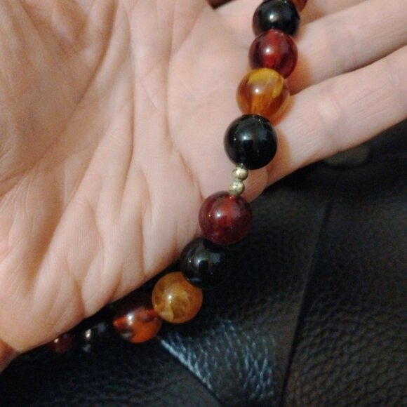 Elegant Multicolor Sizes Beaded Necklace - Picture 11 of 12